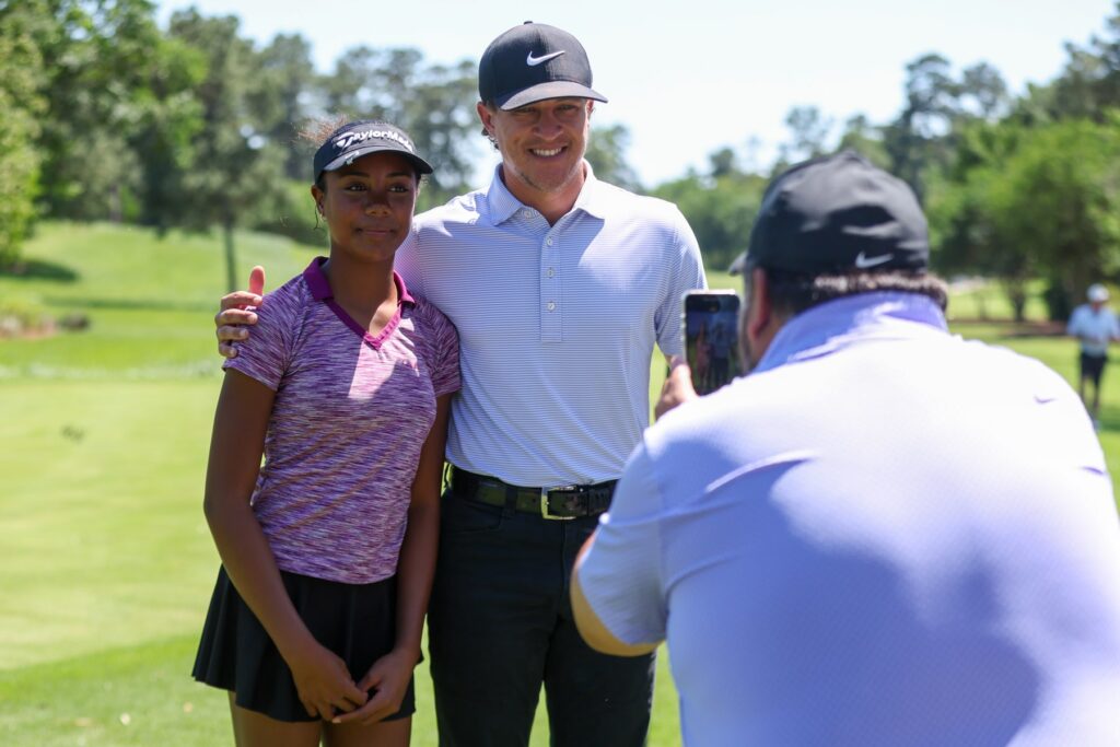 Cameron Champ with player