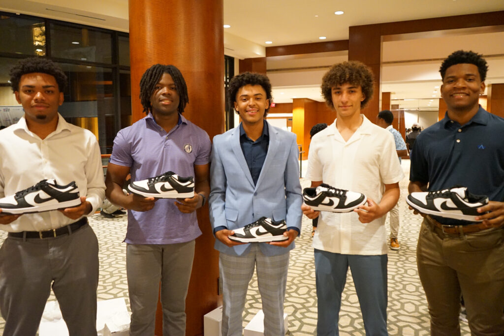 Players with The Mack shoes
